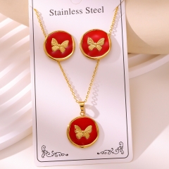 Stainless steel jewelry necklace Earrings Wholesale
