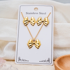 Stainless steel jewelry necklace Earrings Wholesale