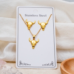 Stainless steel jewelry necklace Earrings Wholesale