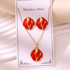Stainless steel jewelry necklace Earrings Wholesale