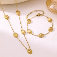 Stainless steel jewelry necklace and bracelet Wholesale