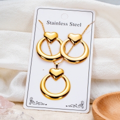 Stainless steel jewelry necklace Earrings Wholesale