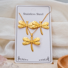 Stainless steel jewelry necklace Earrings Wholesale