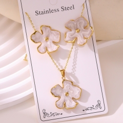 Stainless steel jewelry necklace Earrings Wholesale
