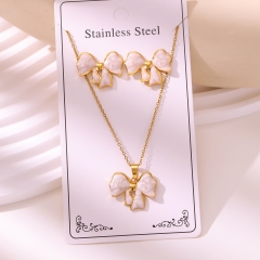 Stainless steel jewelry necklace Earrings Wholesale