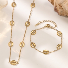 Stainless steel jewelry necklace and bracelet Wholesale
