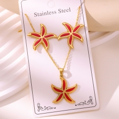 Stainless steel jewelry necklace Earrings Wholesale