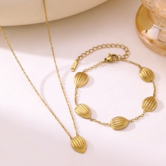 Stainless steel jewelry necklace and bracelet Wholesale