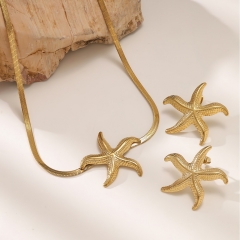 Stainless steel jewelry necklace Earrings Wholesale