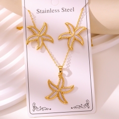 Stainless steel jewelry necklace Earrings Wholesale