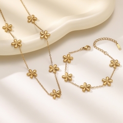 Stainless steel jewelry necklace and bracelet Wholesale