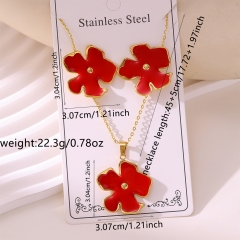 Stainless steel jewelry necklace Earrings Wholesale