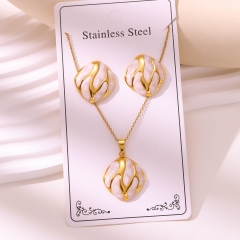 Stainless steel jewelry necklace Earrings Wholesale