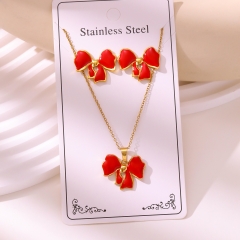 Stainless steel jewelry necklace Earrings Wholesale
