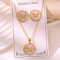 Stainless steel jewelry necklace Earrings Wholesale