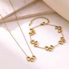 Stainless steel jewelry necklace and bracelet Wholesale