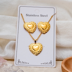 Stainless steel jewelry necklace Earrings Wholesale