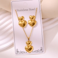 Stainless steel jewelry necklace Earrings Wholesale