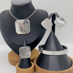 Stainless steel jewelry necklace Earrings Bracelet ring Wholesale