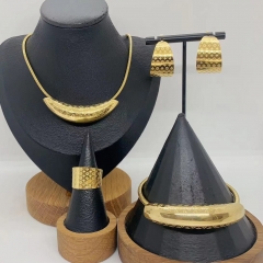 Stainless steel jewelry necklace Earrings Bracelet ring Wholesale