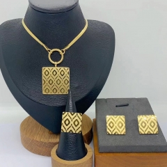 Stainless steel jewelry necklace Earrings Bracelet ring Wholesale