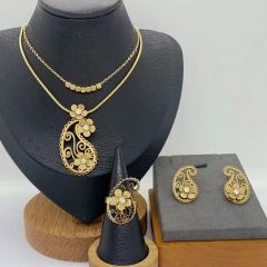 Stainless steel jewelry necklace Earrings Bracelet ring Wholesale