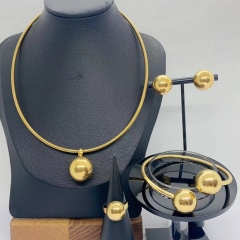 Stainless steel jewelry necklace Earrings Bracelet ring Wholesale