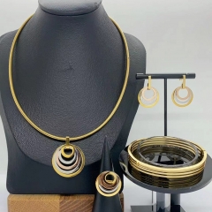 Stainless steel jewelry necklace Earrings Bracelet ring Wholesale