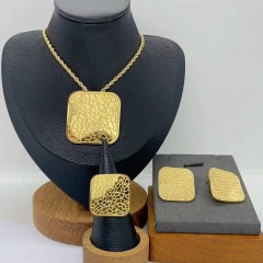 Stainless steel jewelry necklace Earrings Bracelet ring Wholesale