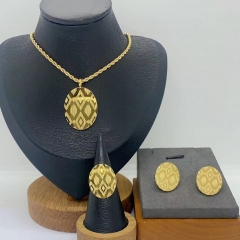 Stainless steel jewelry necklace Earrings Bracelet ring Wholesale