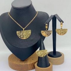 Stainless steel jewelry necklace Earrings Bracelet ring Wholesale