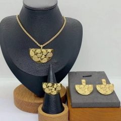 Stainless steel jewelry necklace Earrings Bracelet ring Wholesale