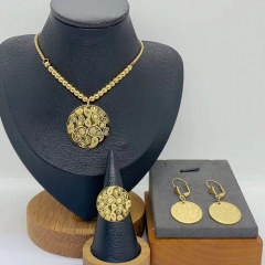 Stainless steel jewelry necklace Earrings Bracelet ring Wholesale