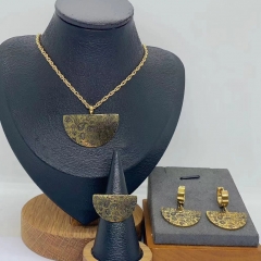 Stainless steel jewelry necklace Earrings Bracelet ring Wholesale