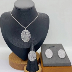Stainless steel jewelry necklace Earrings Bracelet ring Wholesale