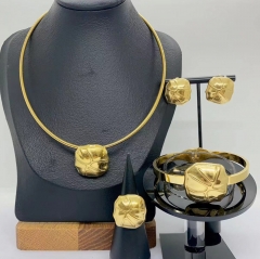 Stainless steel jewelry necklace Earrings Bracelet ring Wholesale