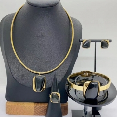 Stainless steel jewelry necklace Earrings Bracelet ring Wholesale