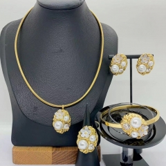 Stainless steel jewelry necklace Earrings Bracelet ring Wholesale