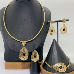 Stainless steel jewelry necklace Earrings Bracelet ring Wholesale