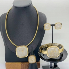 Stainless steel jewelry necklace Earrings Bracelet ring Wholesale