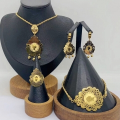 Stainless steel jewelry necklace Earrings Bracelet ring Wholesale