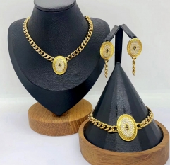 Stainless steel jewelry Necklace Earrings Ring Wholesale for women