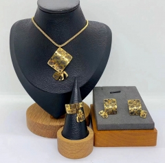 Stainless steel jewelry Necklace Earrings Bangle Ring Wholesale for women