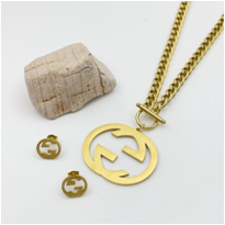 Stainless steel jewelry Necklace Earrings Wholesale for women