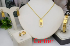 Stainless steel jewelry Necklace Earrings Bangle Ring Wholesale for women