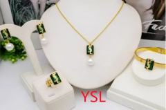 Stainless steel jewelry Necklace Earrings Bangle Ring Wholesale for women