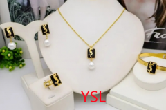 Stainless steel jewelry Necklace Earrings Bangle Ring Wholesale for women
