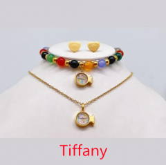 Stainless steel jewelry Necklace Earrings Bangle Ring Wholesale for women
