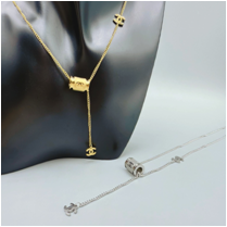 Fashionable stainless steel necklaces for women