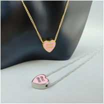 Fashionable stainless steel necklaces for women